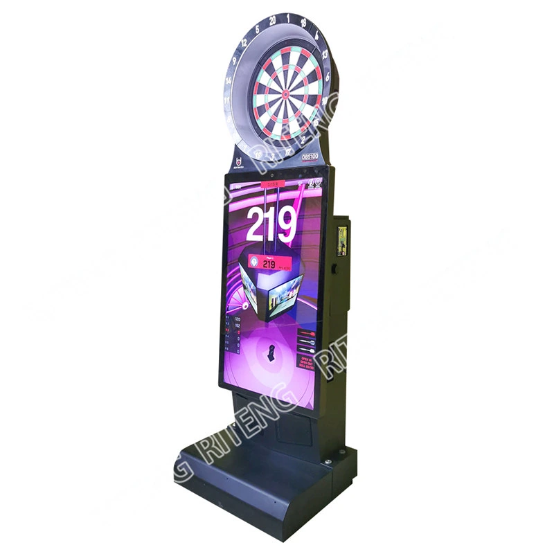 Electronic Online Coin Operated Arcade Dartboard Game Adult 1-4 Players LED Display Phoenix Dart Game Machine for Bar