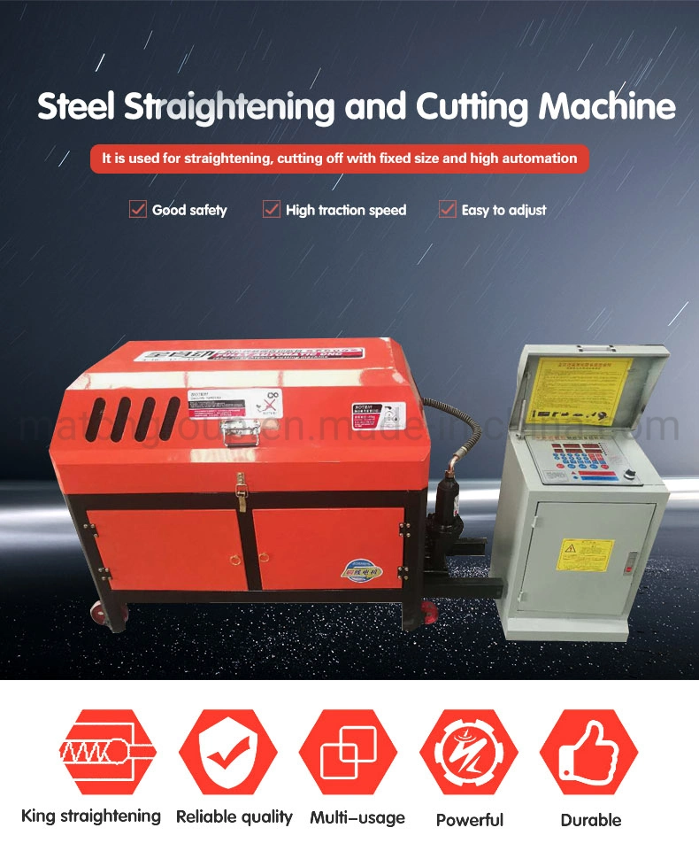 Metal Straightening Machinery Waste Materials Steel Rod Straightening and Cutting Machine