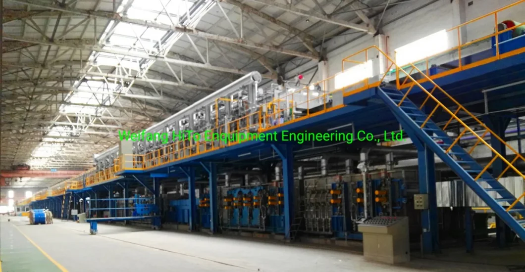Continuous Vertical Annealing Oven with Accurate Temperature Measurement
