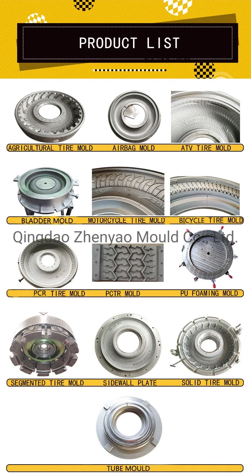 7.50-15 Paddles Road Roller Industrial Tire Mold