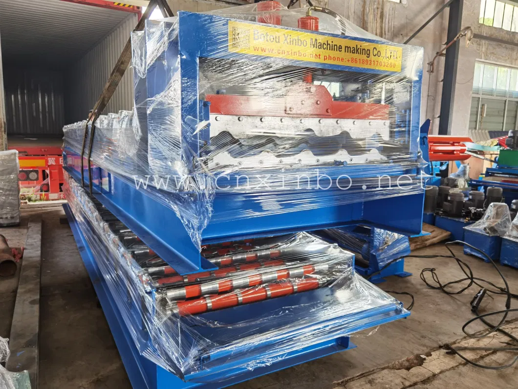 Double Layer Roll Forming Machine for Corrugation and Tile Machine Production Line