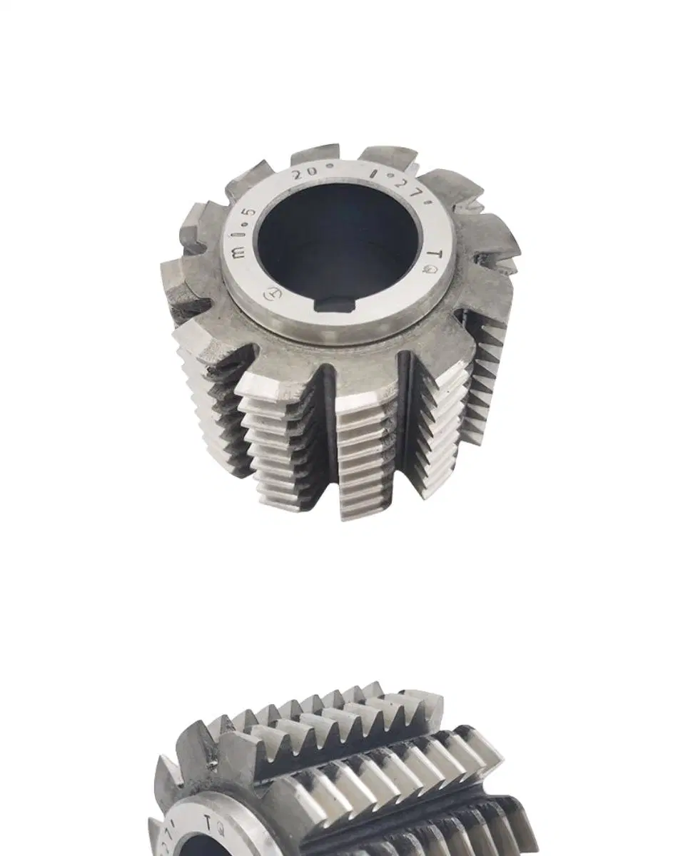 CNC Gear Cutting Tool Single Thread Involute Hobs for Gear Processing