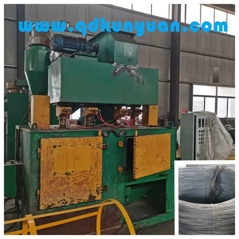 Steel Bar Shot Blasting Machine for Steel Wire Coil Cleaning Abrator