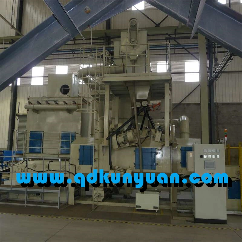 Wire Mesh Belt Passing Shot Blasting Machine for Metal Thin-Walled Parts Rust Cleaning Abrator