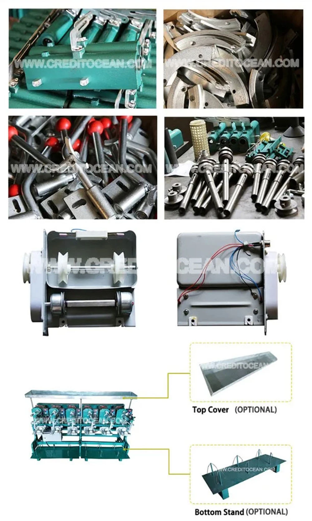 Credit Ocean Industrial Yarn Winding Machine Vertical Winding Machine Manual Customized Rope Packing Machine Wire Coil Winding Machine