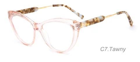 New 2024 Arrival Lady Optical Frames Glasses Acetate Cat Eye Frames
