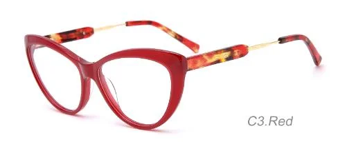 New 2024 Arrival Lady Optical Frames Glasses Acetate Cat Eye Frames