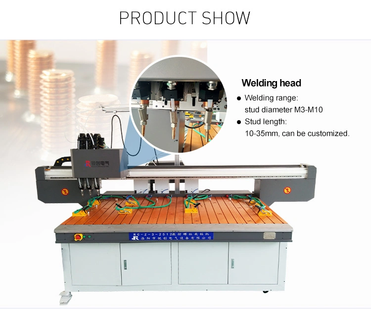 CNC Stud Welding Machine with Annealing Treatment Truss Bed
