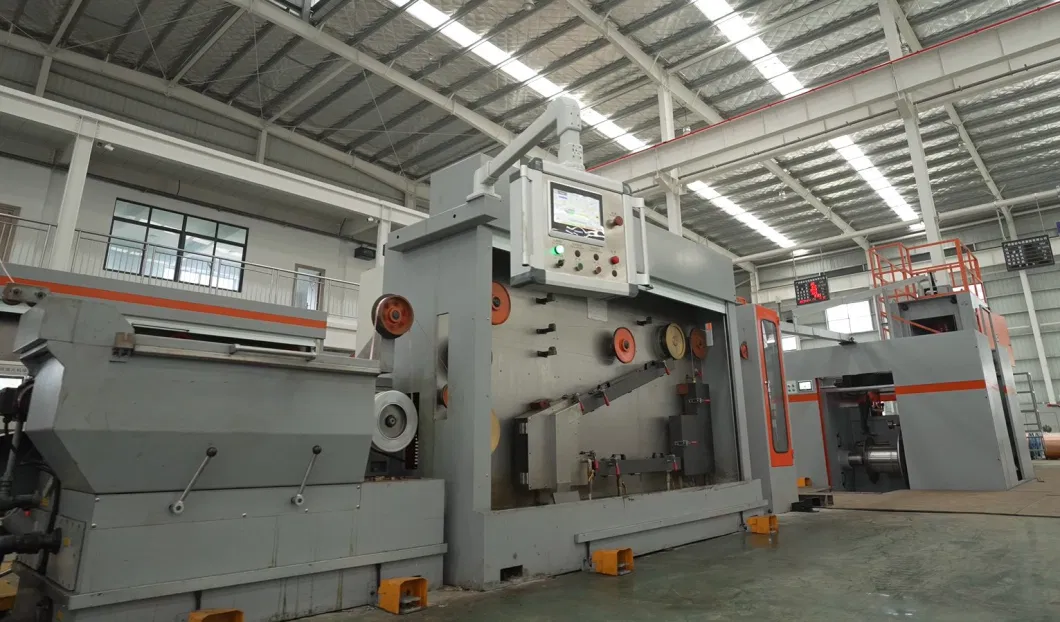 Chipeng Dual Spooler Coiler Cable Making Equipment Electric Machine Rod Breakdown Drawing Line