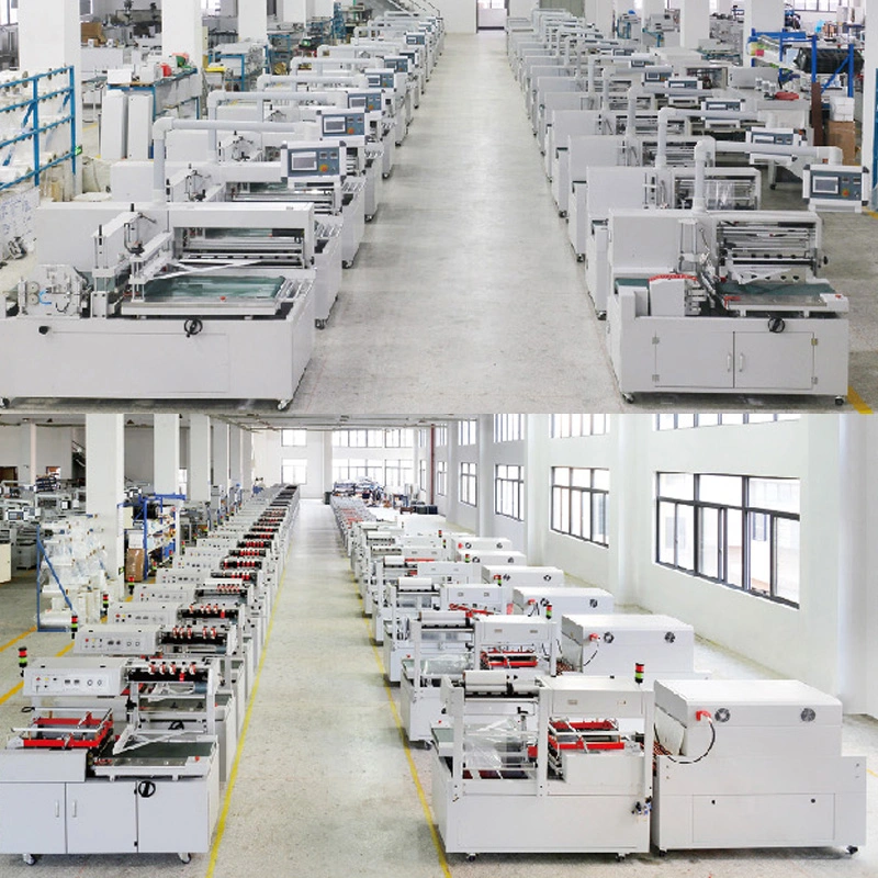 Automatic L-Bar POF Film Sealing &amp; Hot Heat Tunnel Shrink Shrinkable Shrinking Pack Packing Packer Machinery Wrap Wrapper Wrapping Machine
