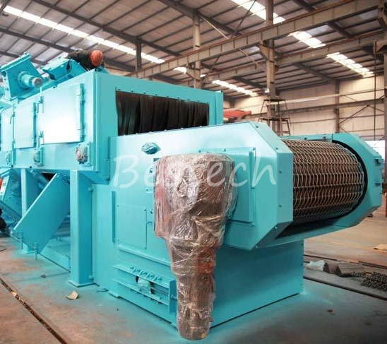 Aluminum Pot Wire Mesh Belt Shot Blasting Machine