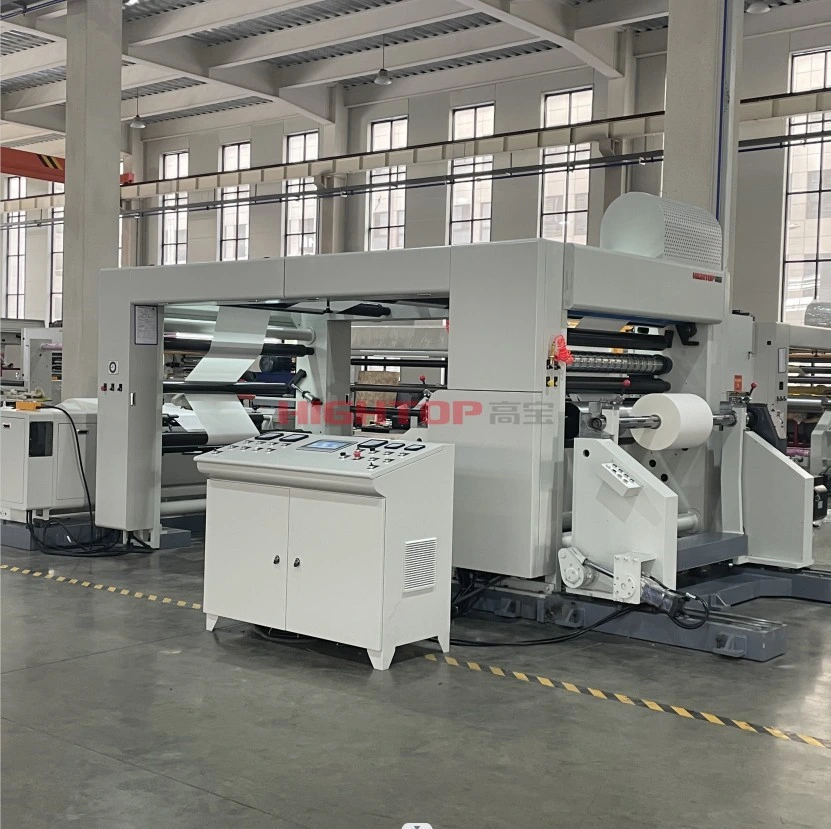 Fully Automatic Big Jumbo Roll Paper Slitting Slitter Slit Rewinder Rewinding Machine for Paper Non Woven Aluminum Foil Label PVC with Unwinding 1800mm