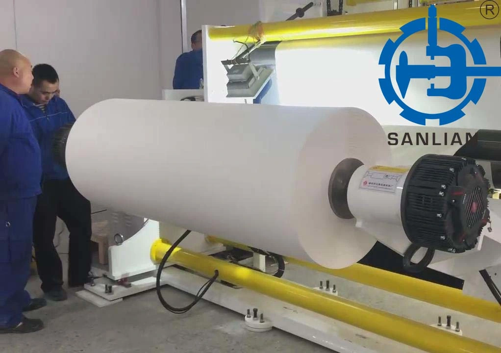 High Speed Shaftless Jumbo Roll Slitting Rewinder Machine for Paper 2000mm Unwinding