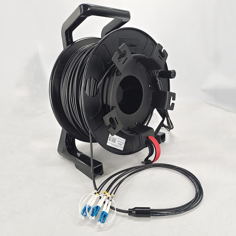 Plastic Cable Reel of Portable Mobile for Tactical Armored Fiber Optical Cable