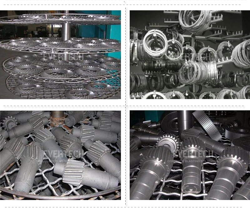 Y Type Hanger Shot Blast Machine for Castings Surface Cleaning