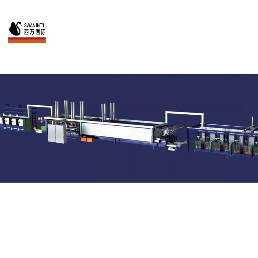 High Speed Horizontal Round Copper Wire Enamelling Machine with Inline Drawing