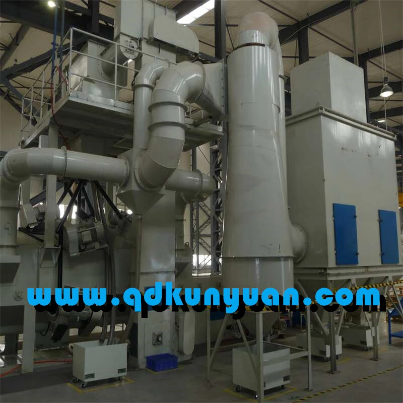 Wire Mesh Belt Passing Shot Blasting Machine for Metal Thin-Walled Parts Rust Cleaning Abrator