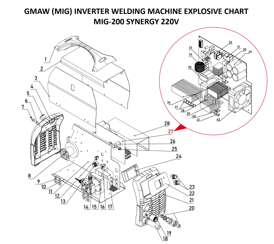 Decapower Synergy Flux Core Wire Welding IGBT Inverter MIG Welder