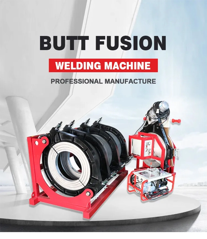 Hydraulic PE PP Pipe Fusion Welding Machine Automatic Plastic Pipe Butt Welding Machine Suitable for 90-355mm