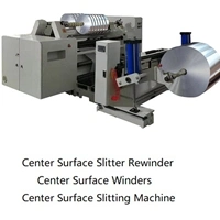 Advanced Plastic Film Slitter Rewinder Machine with Unwinding Unit.