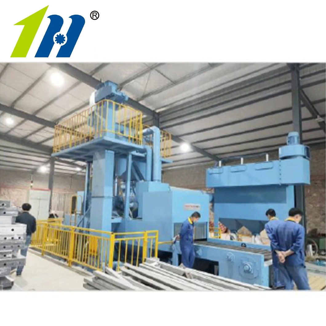 Factory Aluminum Parts Cleaning Wire Mesh Shot Blasting Machine