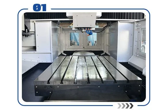 CNC Gantry Milling Machine Cutting Feed Speed 1-8000mm/Min