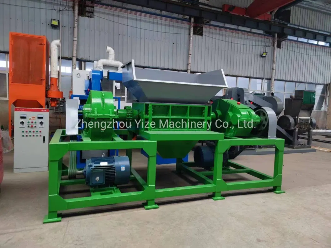 Scrap Waste Car Tyre Aluminum Cable Shredding Machine Rubber Tire Waste Plastic Bottle Metal Steel Fabric Garbage Shredder and Crusher Machine