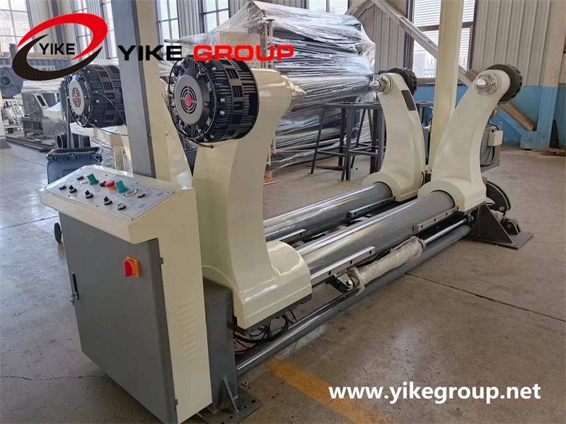 1800mm Yv5b Hydraulic Mill Roll Stand Machine, Spindle 240mm with Paper Trolley
