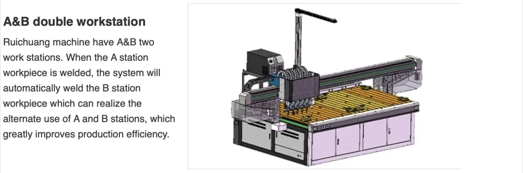 CNC Stud Welding Machine with Annealing Treatment Truss Bed