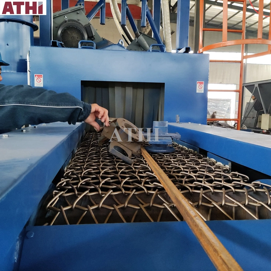 Qwd Wire Mesh Sand Shot Blasting Machine