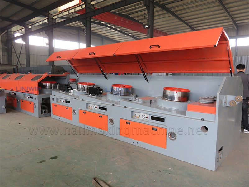 High Speed Automatic Straight Line Wire Drawing Machine for Nail Making/Welding Wire