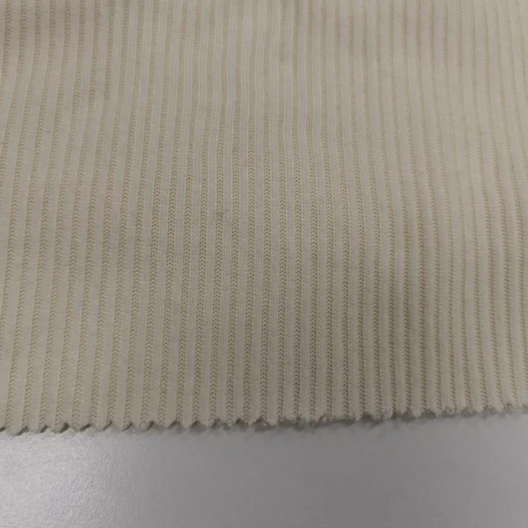 China Factory/Supplier 2020 Hot Sale New High Quality Fashion Soft Quick-Dry Knitted Polyester Rayon Stretch Coarse Needle and Double Side Thread Drawing Fabric