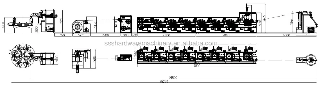 Steel Wire Drawing Machine Automatic Processing Straight Line