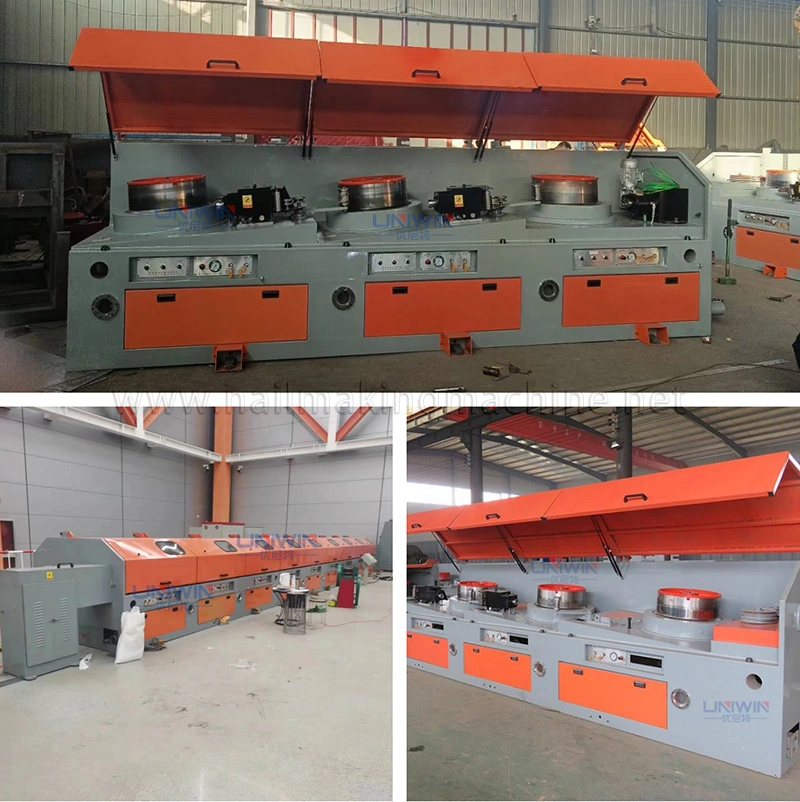 High Speed Automatic Straight Line Wire Drawing Machine for Nail Making/Welding Wire