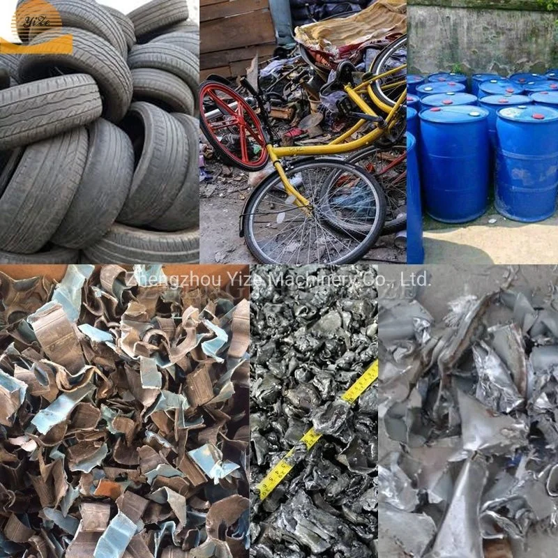 Scrap Waste Car Tyre Aluminum Cable Shredding Machine Rubber Tire Waste Plastic Bottle Metal Steel Fabric Garbage Shredder and Crusher Machine