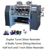 Advanced Plastic Film Slitter Rewinder Machine with Unwinding Unit.