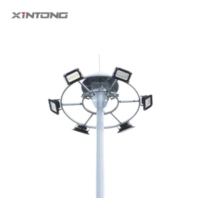 CE Octagonal Waterproof Outdoor Stadium Airport Seaport LED Power Flood High Mast Light