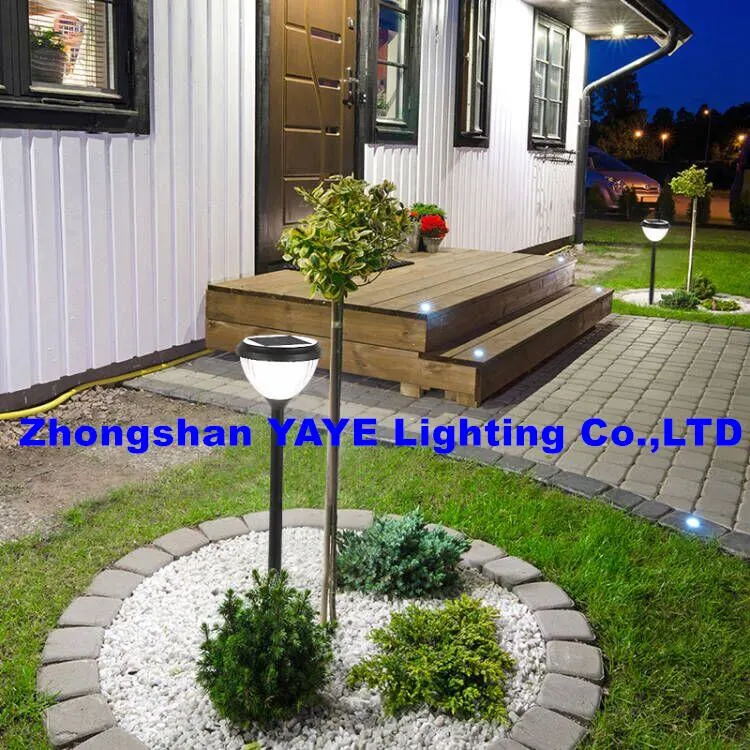 Yaye Hottest Sell 2023 IP66 Solar Garden Light Solar Powered Waterproof LED Outdoor Pathway Solar LED Bollard Light with 1000PCS Stock/ 2 Years Warranty
