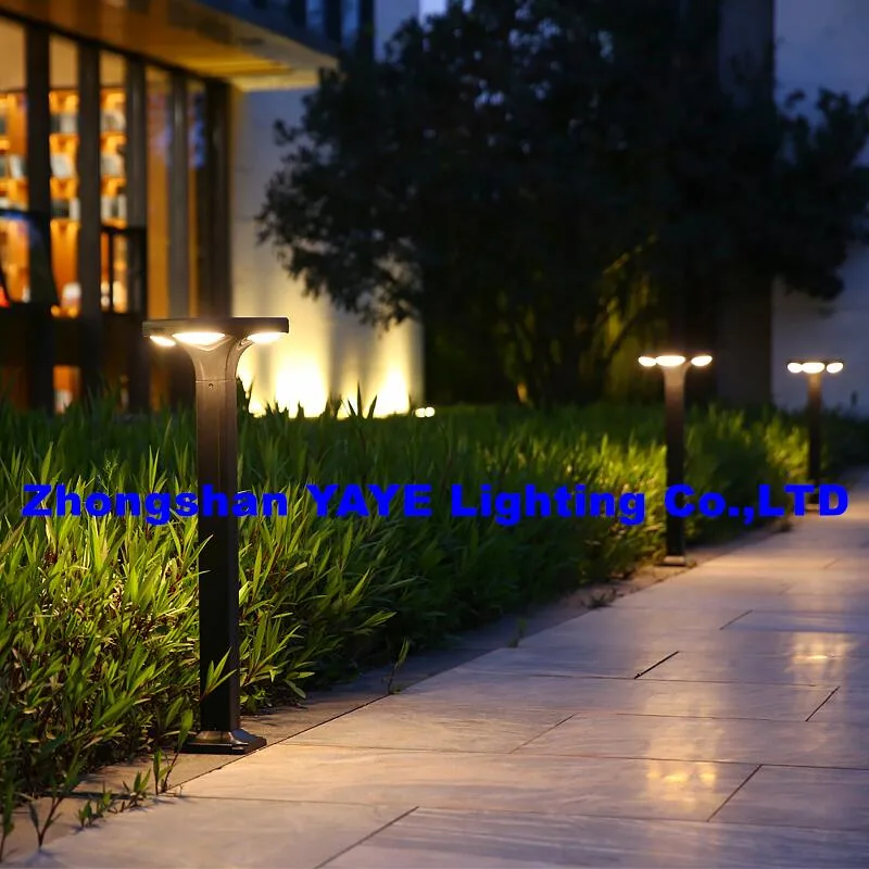 Yaye CE Solar 50W Courtyard Decorative Aluminum Lawn IP66 Waterproof Bollard LED Garden Landscape Pathway Park Light with 1000PCS Stock/ 3 Years Warranty