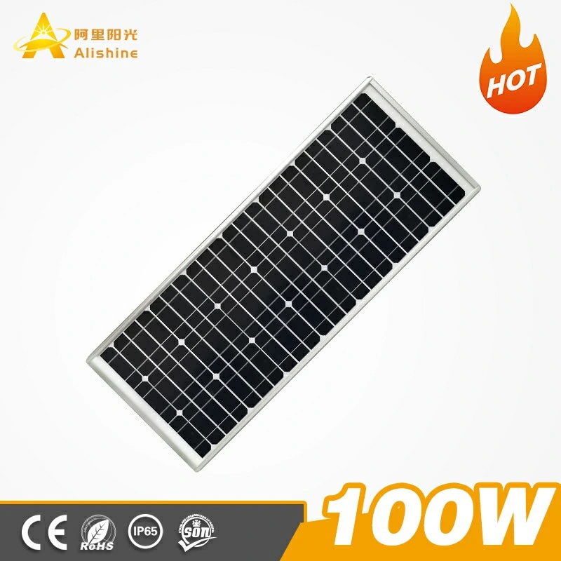 100W All in One Solar Street Light Garden Lighting 3 Years Warranty Outdoor Smart LED Street Light