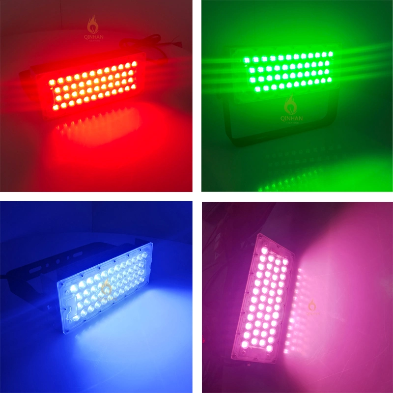 Red/Green/Blue Color Energy Saving 100W LED Flood Aquarium Lamp