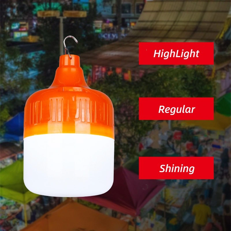 IP65 Waterproof Outdoor Bulb Decorative Portable Emergency Light LED Camping Lighting Remote Control Solar Lamps