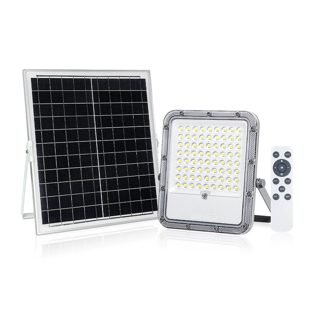 Explosion Proof Backyard Horse 100W Warm White LED Solar Sensor Flood Light Outdoor