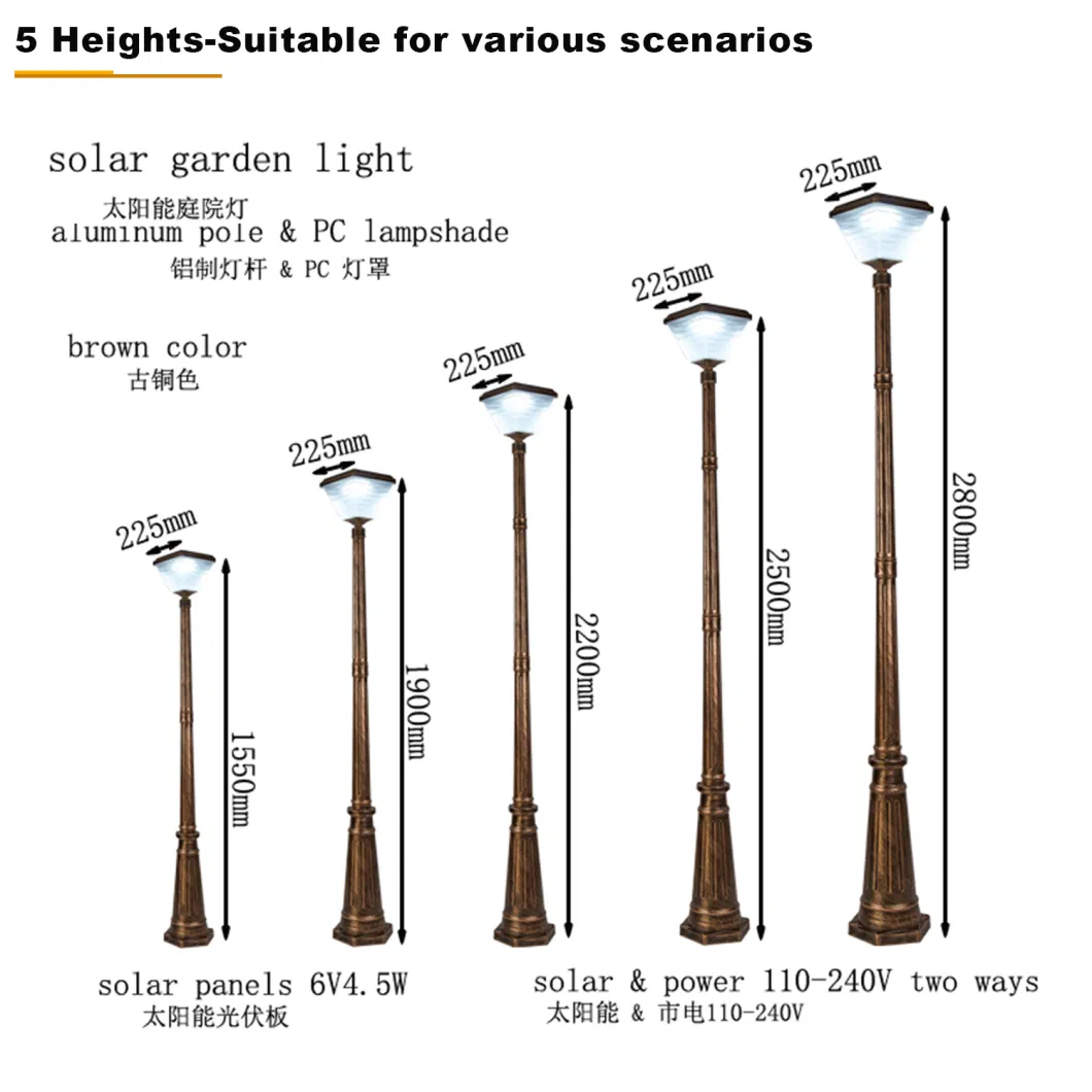 China Solar Street Light Landscape Light Mining Light Monitoring Pole Signal Light Lawn Light Garden Light