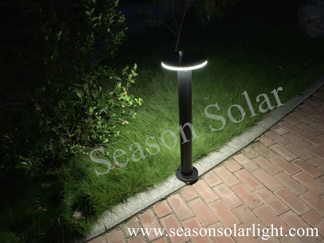 High Power Landscape Driveway Decorative Outdoor Exterior Commercial Residential Low-Voltage Table Lighting Solar LED Garden Lawn Bollard Lights