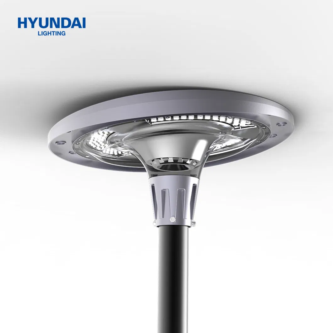 Hyundai Hot Sale Smart Control with Bluetooth Music Solar RGB LED IP65 UFO Garden Landscape Light Street Lighting