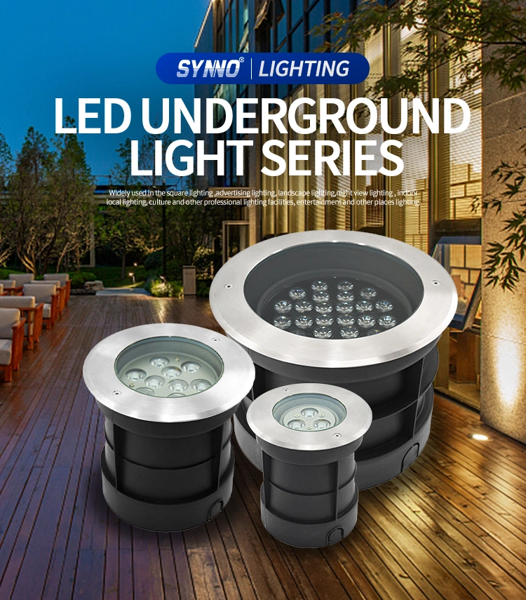 Hot Sales Best Price 6W 9W 12W 15W 18W LED Underground Light IP67 Long Life Span Round Series for Garden