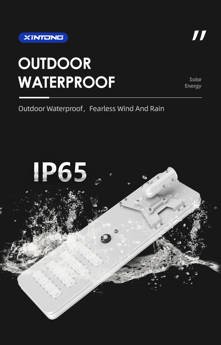 Smart Motion Sensor Outdoor Waterproof IP65 Integrated 15W All in One LED Solar Street Light