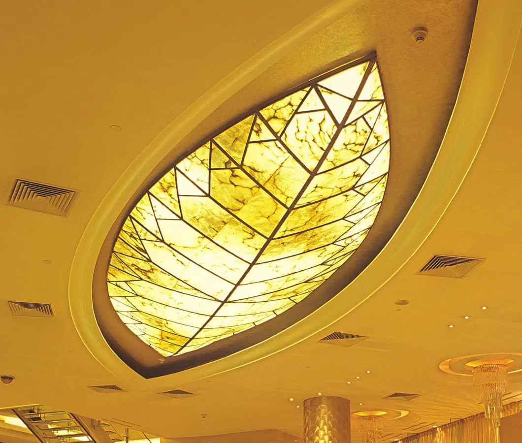 Modern Luxury Hotel Decorative Hallway Lobby Large Irrecgular Shape Custom Big Ceiling Lamp Project LED Light Fixture