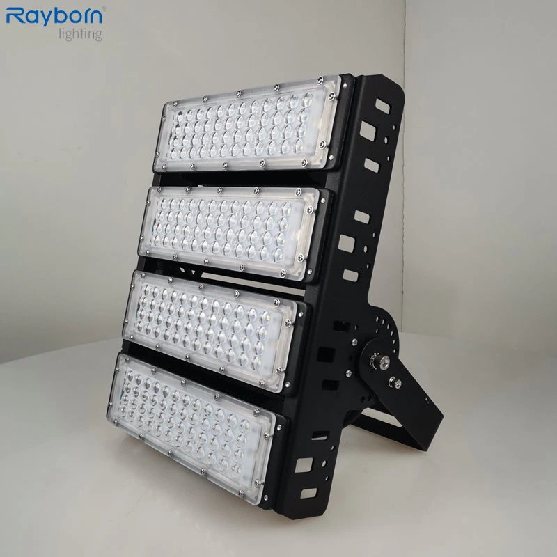 Reflector Outside 100W 200W 300W 400W 500W IP65 Outdoor Projecting High Mast Arena Soccer LED Flood Light for Stadium Sports Tennis Court Dock Port Lighting